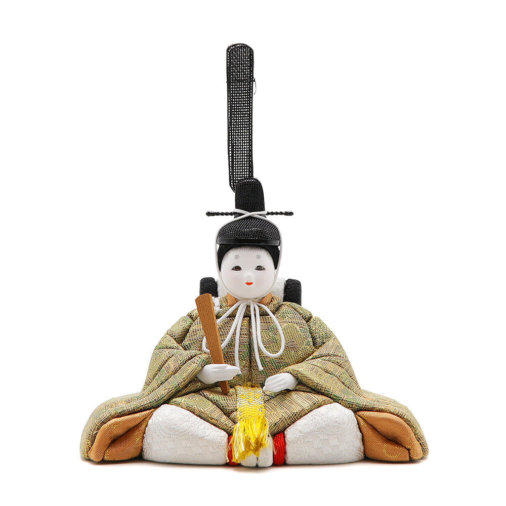 光をまとう、高貴な唐草花に祝意あふれる親王様 