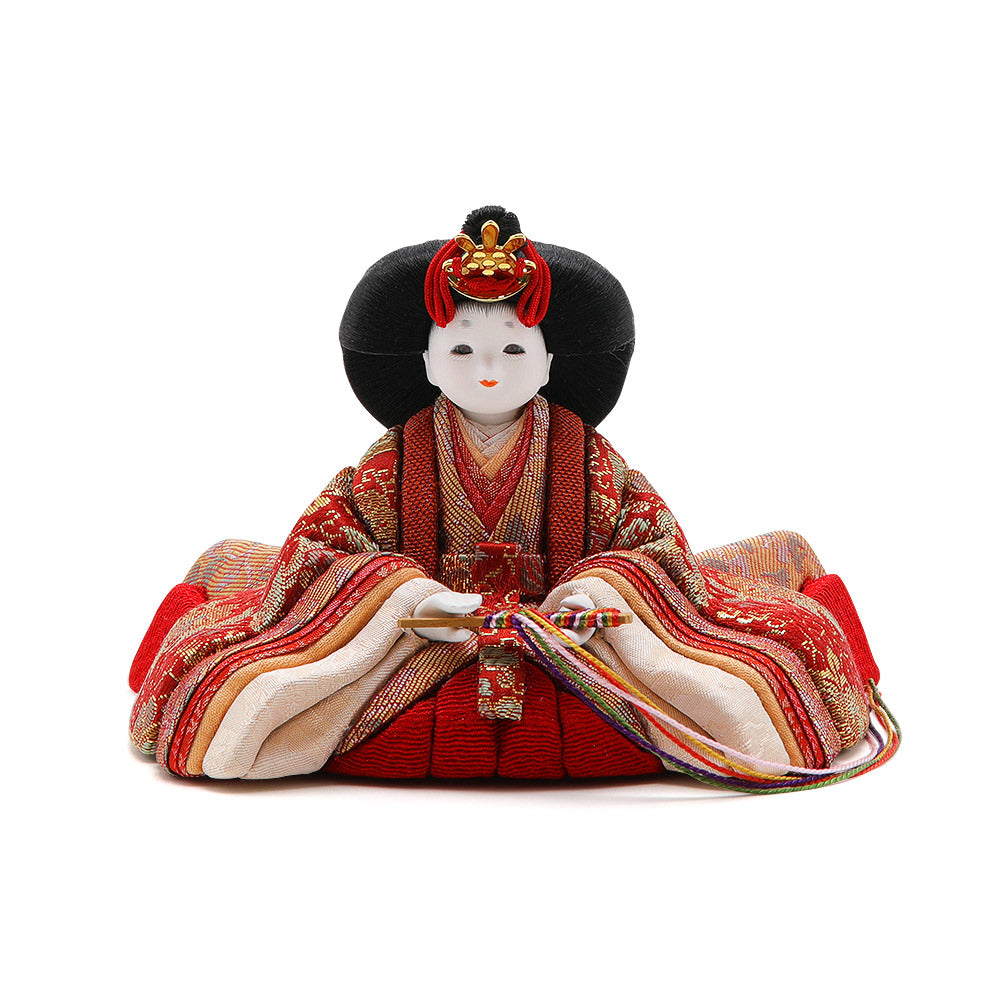 光をまとう、高貴な唐草花に祝意あふれる親王様 