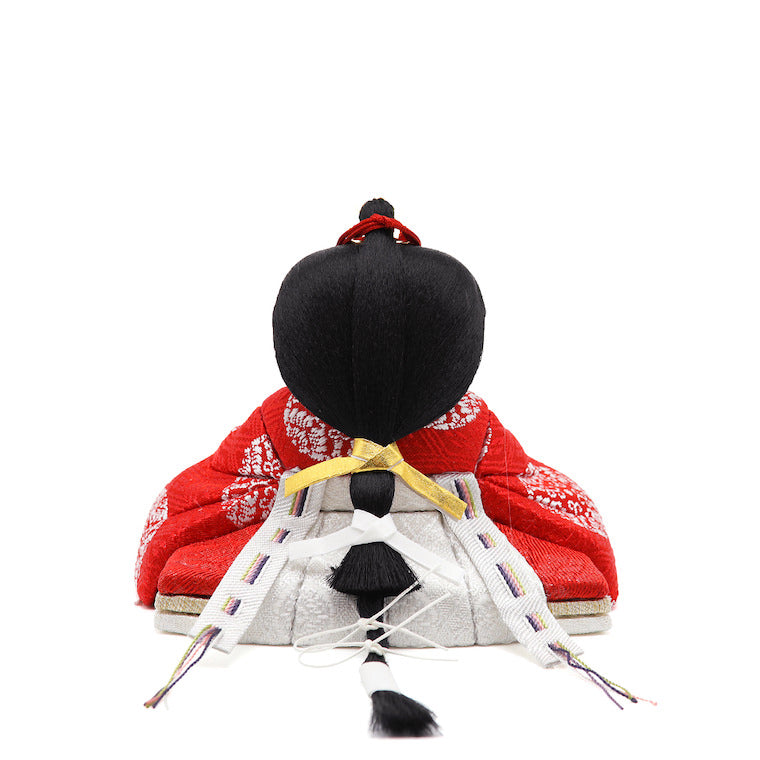 紺と赤、凛と気品を纏う、清らかな親王様 